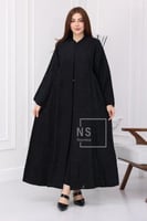 عباية بقماش مشجَر شفاف محدد كريستال