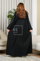 عباية باربي إندونيسي بتدخيلة ستان وشك يدوي فاخر