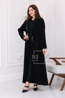 عباية مبطّن مع كلفة وأزرار معدنية