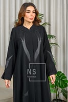 عباية باربي إندونيسي بتدخيلة ستان وشك يدوي فاخر