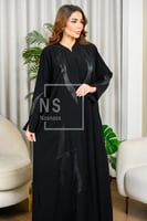 عباية باربي إندونيسي بتدخيلة ستان وشك يدوي فاخر