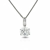 قلادة وهج من الفضة عيار ٩٢٥ والموسانيت