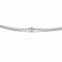 سوارة تنس من الفضة ٩٢٥ مرصع بحجر الموسانيت