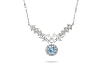 قلادة نسائية من الفضة 925