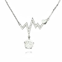 عقد نسائي من الفضة عيار ٩٢٥