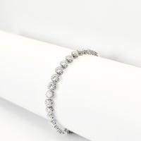 سوارة تنس من الفضة ٩٢٥ مرصع بحجر الموسانيت