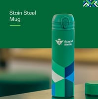 كوب الخطوط السعودية الاخضر