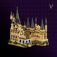 قطع تركيب قلعة هوجوارتس من هاري بوتر