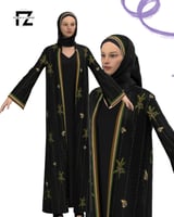 تصميم عباية لمسة نخلة 001