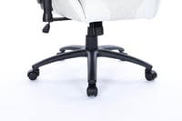 كرسي قيمنق دايموند فابريك (قماش) - ابيض