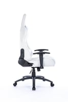 كرسي قيمنق دايموند فابريك (قماش) - ابيض