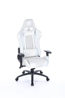 كرسي قيمنق دايموند فابريك (قماش) - ابيض