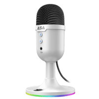 مايك قيمنق احترافي ستريمر من ASA - ابيض