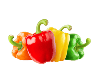 فلفل رومي ملون (فليفلة) ( بالنصف كيلو )