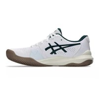 Asics gel challenger 14 clay white dark green snea...