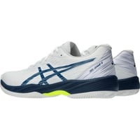 asics gel game 9 clay blanco azul mako