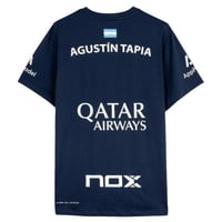 Nox agustin tapia sponsors AT10 Dark blue 2024 T-s...
