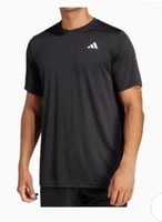 adidas club teem black 2025