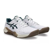 Asics gel challenger 14 clay white dark green snea...