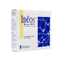 Ideos 500mg/400iu Calcium + Vitamin D3 Chewable Ta...