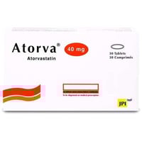 Atorva 40mg Tablet 30