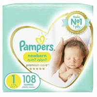 Pampers Premium Care 1 Diaper 108