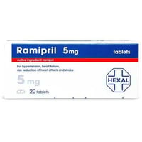 Sandoz Ramipril 5mg Tablet 20