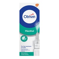 Otrivin Menthol 0.1% Nasal Spray 10ml