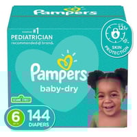 pampers baby dry 6 box 144 pcs