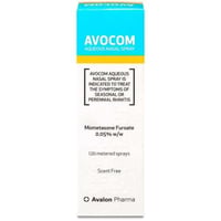 Avalon Avocom 0.05% Aqueous Nasal Spray Dose 120