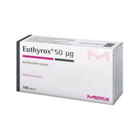 Euthyrox 50mcg Tablet 100