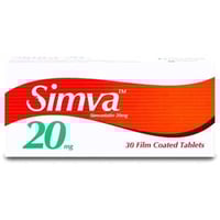 Simva 20mg Tablet 30