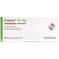 Concor 10mg Tablet 30