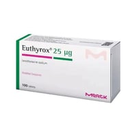 Euthyrox 25mcg Tablet 100