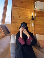 عباية كرز عنابي