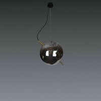 علاقي مودرن اسود لون الانارة اصفر 9 واط 30 سم