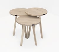 طقم طاولات تقديم Wood