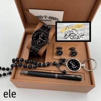 هدية التخرج رجاليه طقم ساعه رجالي بالاسم