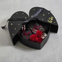 اجمل الهدايـا التذكارية رجالية فخمة بوكس شكل قلب