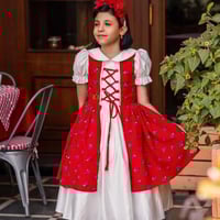 فستان شالكي بنات تصميم انيق