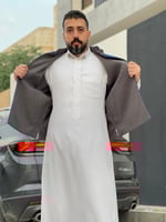 سديري جوخ ازرق - رصاصي