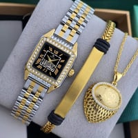 طقم ساعه نسائي بالاسم