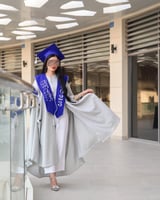 تفصيل عبايات تخرج فخمه تصميم وتطريز بالاسم والشكل...