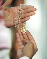 سبحه كرستال فخمه بالاسم