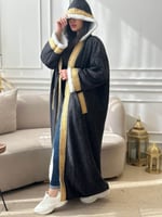 فروة نسائي صوف فندي