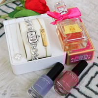 طقم هدايا نسائي هدية العيد فخمه