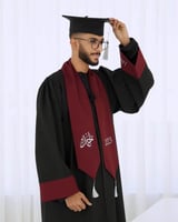 عباية تخرج اولاد فخمه تصميم وتطريز بالاسم والشكل ح...