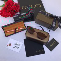 طقم رجالي ماركه قوتشي نظاره و قلم قوتشي