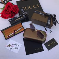 طقم رجالي ماركه قوتشي نظاره و قلم قوتشي