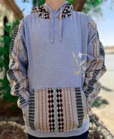 هودي رجالي شتوي رصاصي باطراف سدو